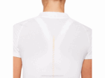 Camiseta de Tenis de Manga Corta Mujer Asics Blanco Brillante Ideal para Entrenamiento - Image 4