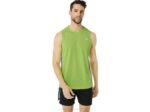 Camiseta de tirantes Asics Hombre Train Sana Ralladura Lima Hoja Rock