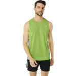 Camiseta de tirantes Asics Hombre Train Sana Ralladura Lima Hoja Rock