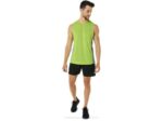 Camiseta de tirantes Asics Hombre Train Sana Ralladura Lima Hoja Rock - Image 4