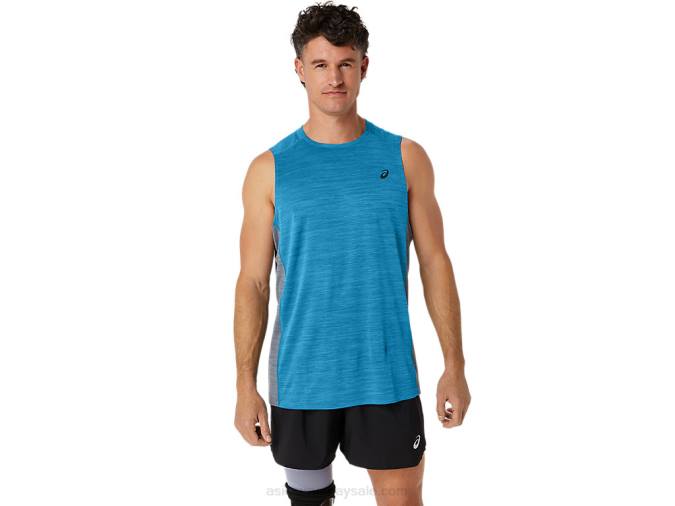 camiseta_de_tirantes_asics_train_sana_muscle_isla_azul_hoja_de_roca.jpg Camiseta de tirantes Asics Train Sana Muscle Isla Azul Hoja de Roca - Image 1