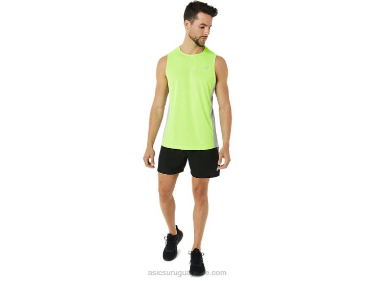 Camiseta de tirantes Asics Train Sana Muscle verde peligro gris piedmont - Image 4