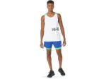 Camiseta de Tirantes Reutilizada Fuerte Asics Blanca para Hombre - Image 4