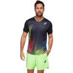 Camiseta Gráfica Asics Rendimiento Negra para Hombre