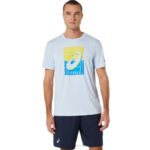 Camiseta Gráfica Court GS Asics Cielo Suave para Hombre