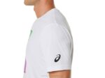 Camiseta Gráfica Court GS Asics Hombre Blanco Brillante Estilo Deportivo - Image 4