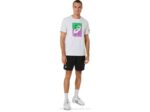 Camiseta Gráfica Court GS Asics Hombre Blanco Brillante Estilo Deportivo - Image 5