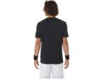 Camiseta Gráfica Court GS Hombre Asics Rendimiento Negro Estilo Deportivo - Image 2