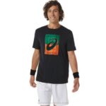 Camiseta Gráfica Court GS Hombre Asics Rendimiento Negro Estilo Deportivo