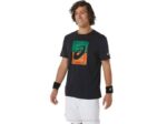 Camiseta Gráfica Court GS Hombre Asics Rendimiento Negro Estilo Deportivo - Image 3