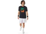 Camiseta Gráfica Court GS Hombre Asics Rendimiento Negro Estilo Deportivo - Image 4