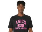 Camiseta Gráfica Unisex Asics Rendimiento Negro Atletismo Stylish - Image 4