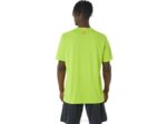 Camiseta Larga Asics Logo Abstracto Cáscara de Limón - Image 2