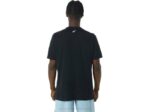 Camiseta Larga Asics Rendimiento Logo Abstracto Negra - Image 2