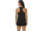Camiseta Ligera Asics Mujer Rendimiento Negro Verde Susurro - Image 2