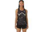 Camiseta Ligera Asics Mujer Rendimiento Negro Verde Susurro