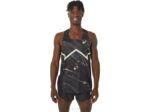 Camiseta Ligera Asics Rendimiento Hombre Negro Verde Susurro