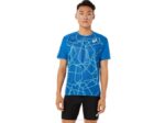 Camiseta Ligera de Manga Corta Asics Azul para Hombre