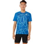 Camiseta Ligera de Manga Corta Asics Azul para Hombre