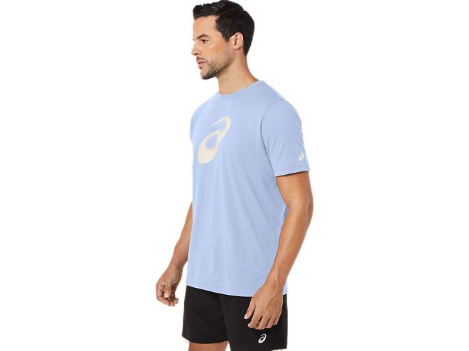 Camiseta Manga Corta Asics Pincel Cielo Suave Estilo Deportivo - Image 3