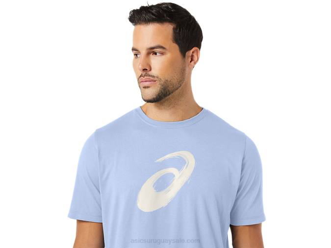 Camiseta Manga Corta Asics Pincel Cielo Suave Estilo Deportivo - Image 4