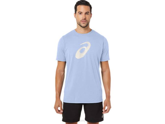 Camiseta Manga Corta Asics Pincel Cielo Suave Estilo Deportivo - Image 1