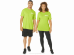 Camiseta Rayas Amanecer Asics Cáscara de Limón Estilo y Comodidad