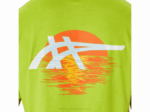 Camiseta Rayas Amanecer Asics Cáscara de Limón Estilo y Comodidad - Image 4