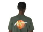 Camiseta Rayas Amanecer Asics Lienzo Oliva Estilo Moderno - Image 5