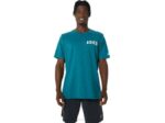 Camiseta Rayas Amanecer Asics Terciopelo Brezo de Pino