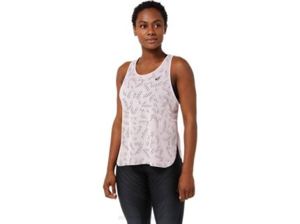 Camiseta sin mangas Actibreeze Asics apenas rosa para mujer ventilada