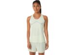 Camiseta sin mangas Asics lite-show mujer verde brillante