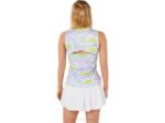 Camiseta sin mangas Asics Match mujer color murasaki estilo gráfico - Image 2