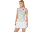 Camiseta sin mangas Asics Match mujer color murasaki estilo gráfico - Image 3