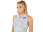 Camiseta sin mangas Asics Match mujer color murasaki estilo gráfico - Image 4