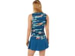 Camiseta sin mangas Asics Match mujer índigo claro estilo moderno - Image 2