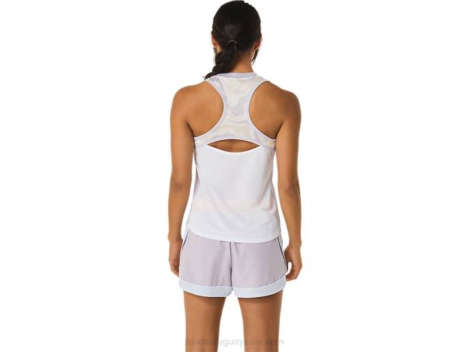 Camiseta sin mangas Asics Match Violeta Anochecer Estilo Deportivo Mujer - Image 2