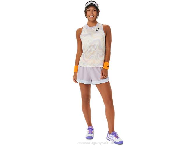 Camiseta sin mangas Asics Match Violeta Anochecer Estilo Deportivo Mujer - Image 4