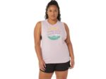 Camiseta sin mangas Asics montaña mujer rosa elegante y cómoda