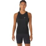 Camiseta sin mangas Asics rendimiento mujer negra lista para usar