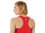 Camiseta Sin Mangas Asics Strong 92 Mujer Alerta Roja Buceo Azul - Image 4