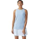 Camiseta Sin Mangas Asics Strong 92 Mujer Niebla Blanco Brillante