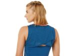 Camiseta sin mangas Asics verde oasis índigo claro para mujer - Image 5