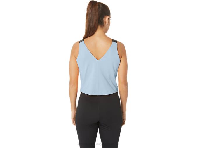 Camiseta sin mangas corta fit sana mujer Asics Cielo Estilo y Comodidad - Image 2