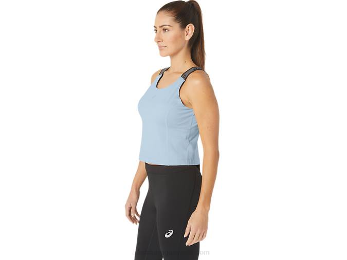 Camiseta sin mangas corta fit sana mujer Asics Cielo Estilo y Comodidad - Image 3
