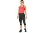 Camiseta sin mangas fit sana Asics coral ardiente para mujer - Image 4