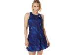 Camiseta sin mangas gráfica Asics buceo azul para mujer
