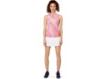 Camiseta sin mangas Match Asics rosa ahumado para mujer estilo moderno - Image 4