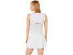 Camiseta sin mangas mujer Asics blanco brillante estilo moderno - Image 2