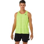 Camiseta Ventilada Actibreeze Hombre Verde Asics Rendimiento Cómodo